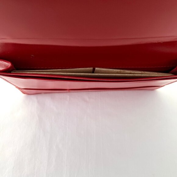 Ledorna Red and Gold Passport Wallet, Never used with Original Tag, Rare! - Picture 5 of 10
